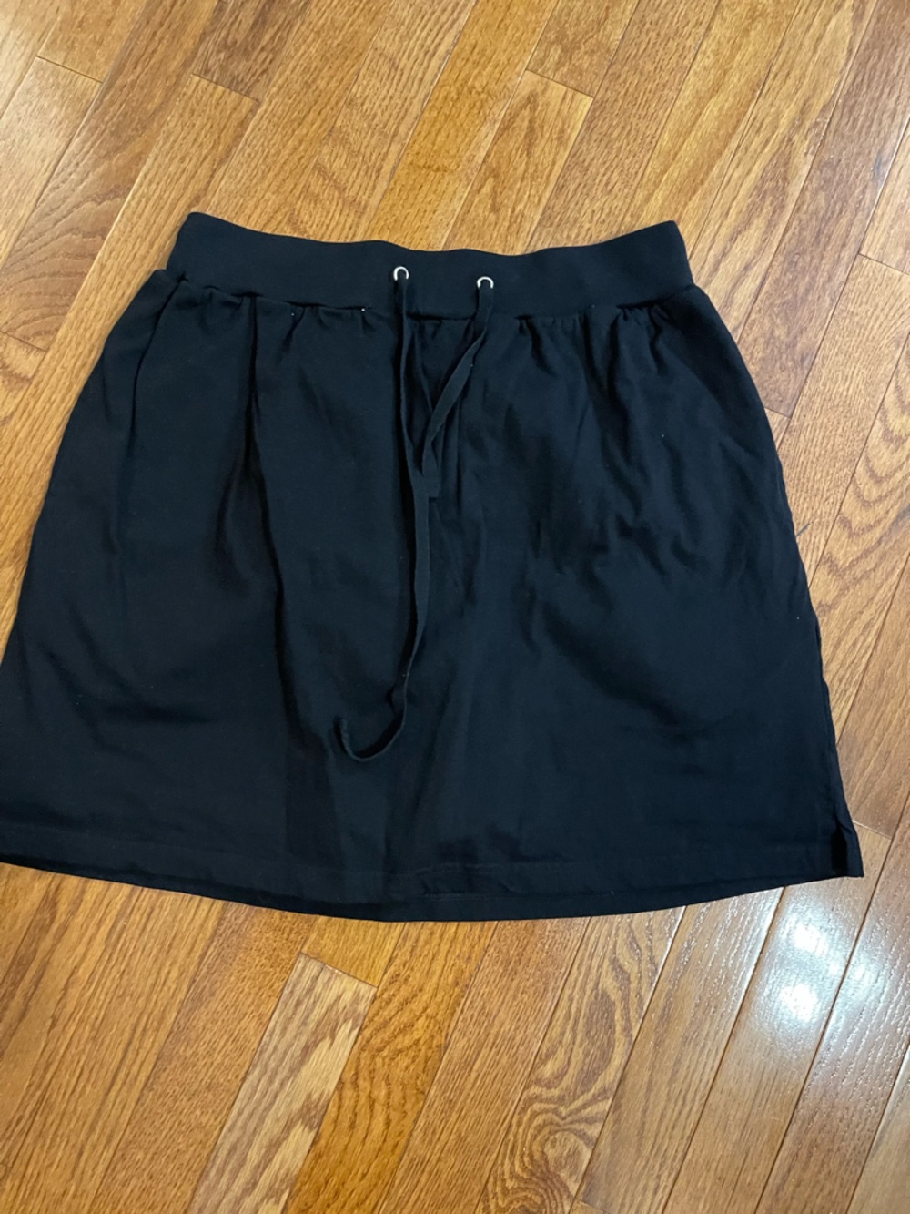Black Drawstring Skort